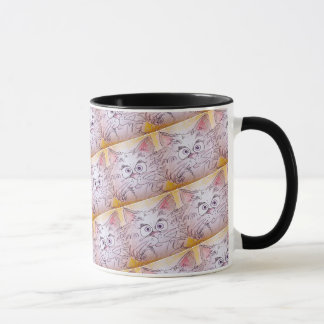 Big eyed cat mug