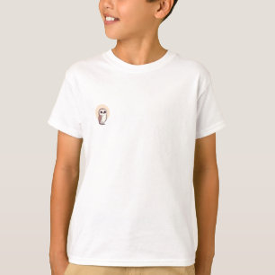 Big-Eyed Owl Portrait Kids T-Shirt