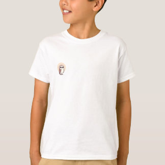 Big-Eyed Owl Portrait Kids T-Shirt