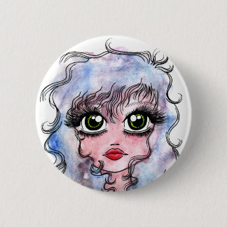 Big Eyes 2 Inch Round Button