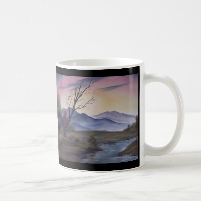 Big Fall MountainsTwo Sided Mug (Right)