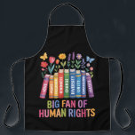 Big Fan Of Human Rights  Apron<br><div class="desc">Big Fan Of Human Rights</div>
