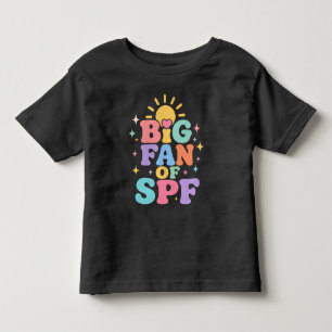 Big Fan of SPF Summer Sun Protection Toddler T-shirt