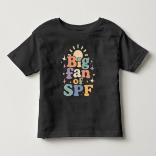 Big Fan of SPF Summer Sun Protection Toddler T-shirt