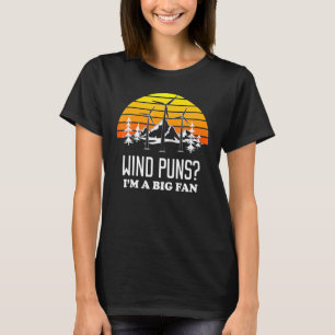 Big Fan Pun Wind Turbine Technician T-Shirt