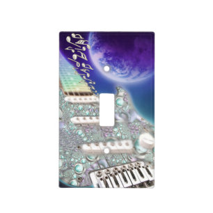 Big Fantasy Moon Guitar Lightswitch Cover