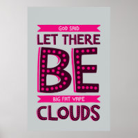 Big Fat Clouds Premium Poster