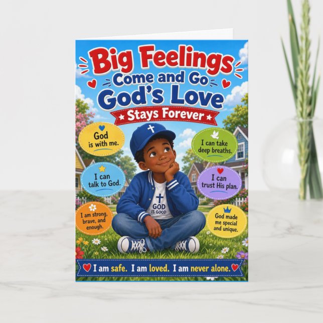 Big Feelings Affirmation Card (Front)