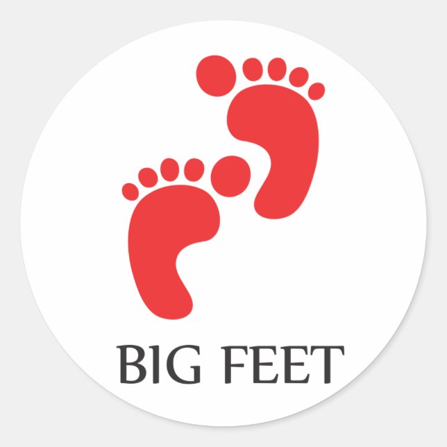 Big Feet Sticker (Front)