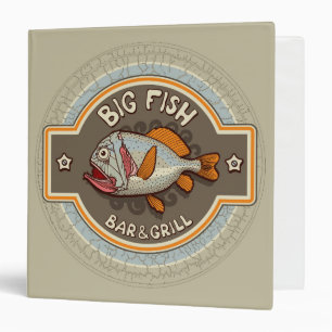 Big Fish Bar And Grill Poster Binder