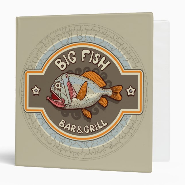 Big Fish Bar And Grill Poster Binder (Front/Inside)