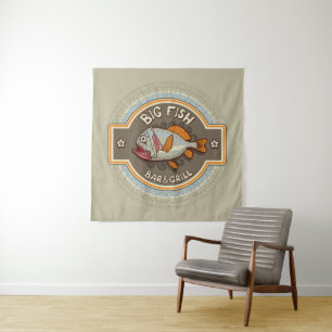 Big Fish Bar And Grill Poster Tapestry