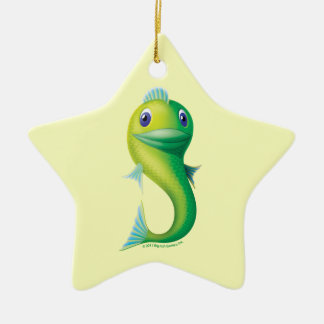 Big Fish Ceramic Ornament