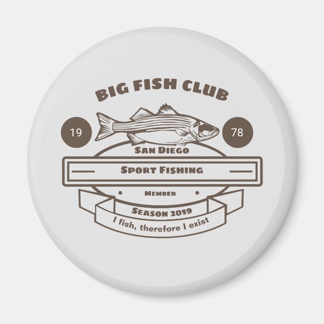 Big Fish Club Magnet (Front)