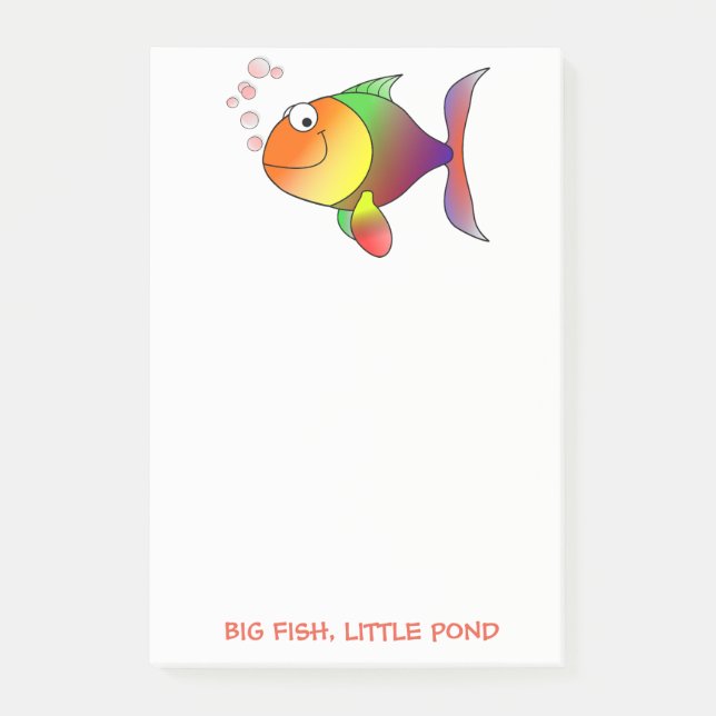 BIG FISH, LITTLE POND - Note Pad (Front)