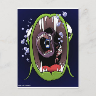 Big Fish Medium Fish Little Fish Shrimp.jpg Postcard