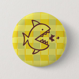 Big Fish Small Fish - Cut Throat Competition 2 Inch Round Button