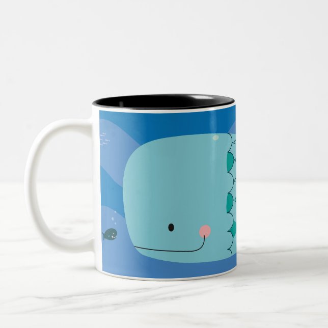 Big fish! Two-Tone coffee mug (Left)