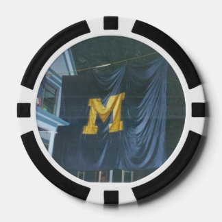 Big Flag Poker Chip