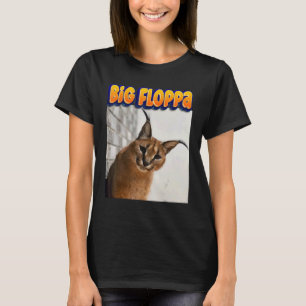 Big Floppa Meme Cat 3 T-Shirt