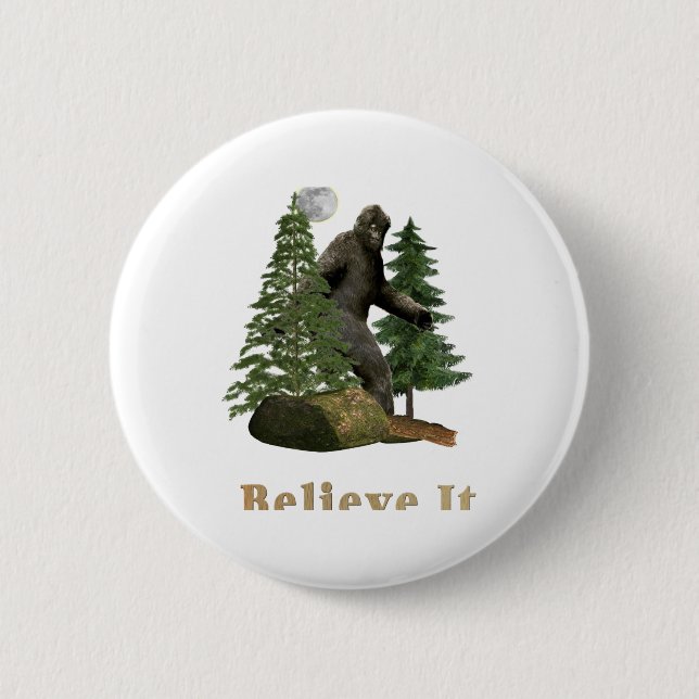 Big foot 2 inch round button (Front)