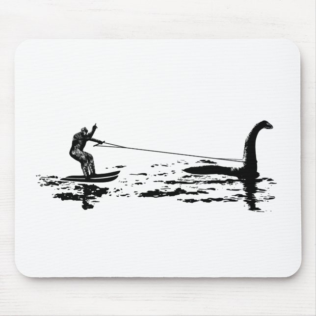 Big Foot and Nessie Mouse Pad (Front)