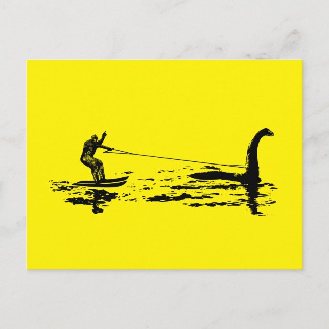 Big Foot and Nessie Postcard (Front)