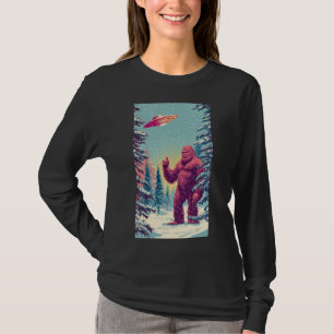 BIG FOOT AND UFO T-Shirt