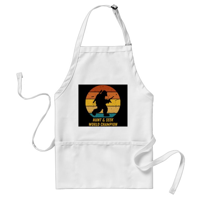 Big Foot Don't Want To Hide And Seek Anymore Now H Standard Apron (Front)