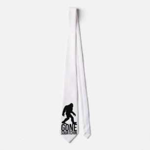 Big foot gone squatchin tie