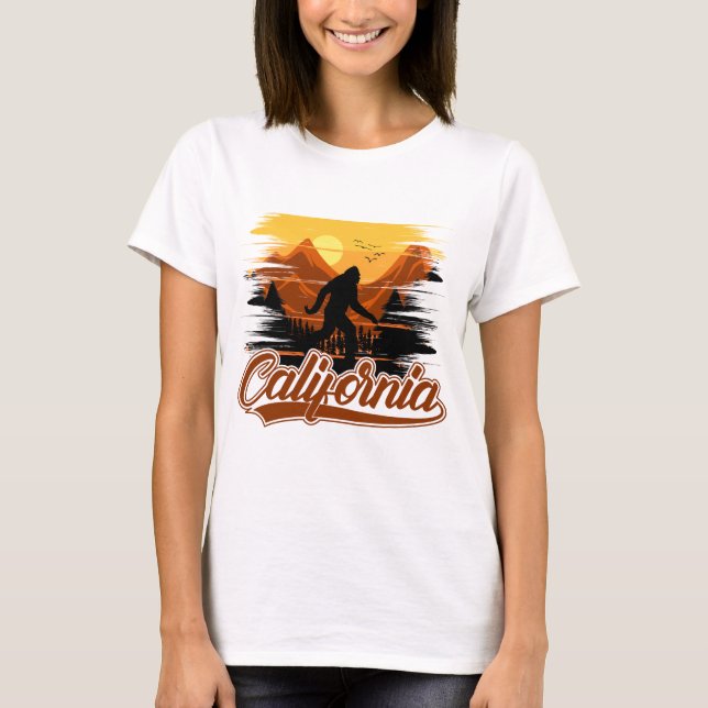 Big Foot in California T-Shirt (Front)