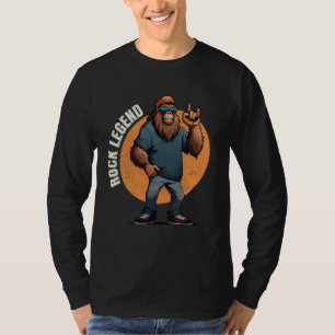 Big foot in the urban jungle. Rock legend. T-Shirt
