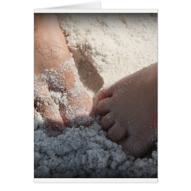 Big Foot Little Foot à la plage golfe de Floride (Devant)