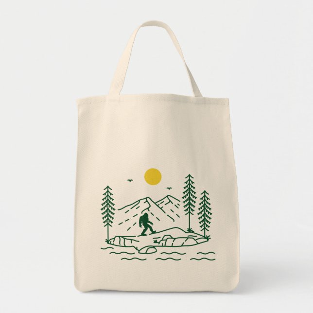 Big Foot Tote Bag (Front)