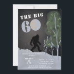 Big Foot Wild Adventure 60th Birthday Invitation<br><div class="desc">Take a walk on the wild side with these fun big foot adventure 60th birthday invites!</div>
