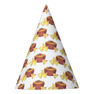 Big Football Game Watch Party Nachos Chips Queso Hat