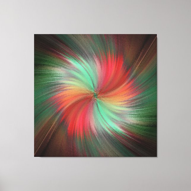 Big Friggin Swirl Stretched Canvas Print (Front)