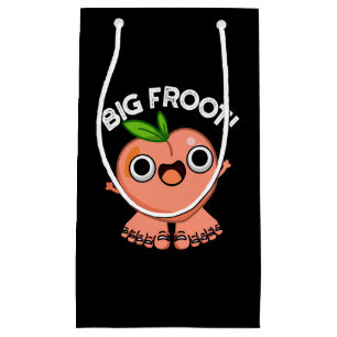 Big Froot Funny Big Foot Pun Dark BG Small Gift Bag