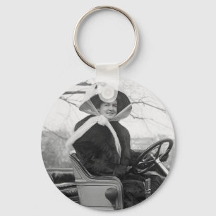 Big Fur Coat, early 1900s Keychain