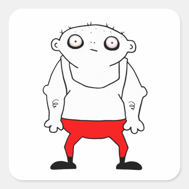 Big Galoot Square Sticker (Front)