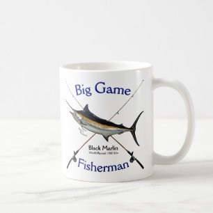Big Game Fisherman Black Marlin Coffee Mug