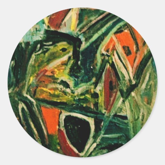 BIG GAME HUNTER CLASSIC ROUND STICKER (Front)