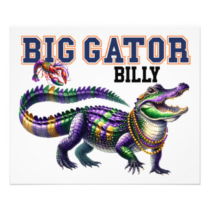 BIG GATOR  PHOTO PRINT