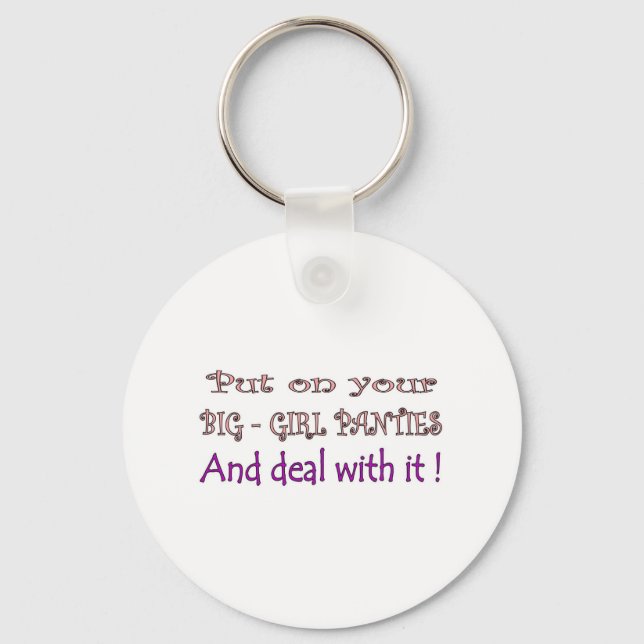 Big Girl Panties Keychain (Front)