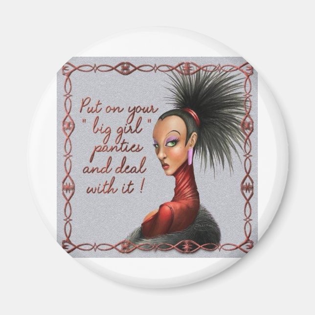 big girl panties magnet (Front)