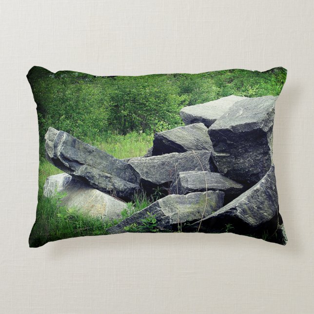 Big Granite Rocks Nature  Accent Pillow (Front)