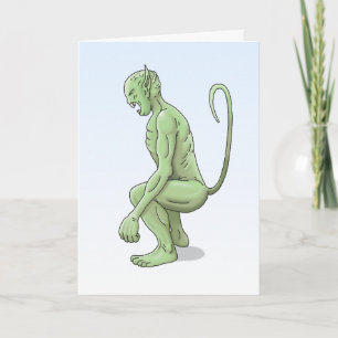Big Green Goblin Card