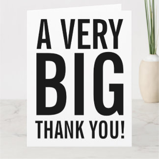 Big Grey Card Merci