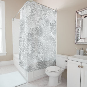 big grey dahlias pattern