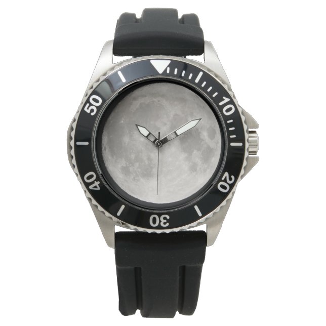 Big grey moon eWatch Watch (Front)